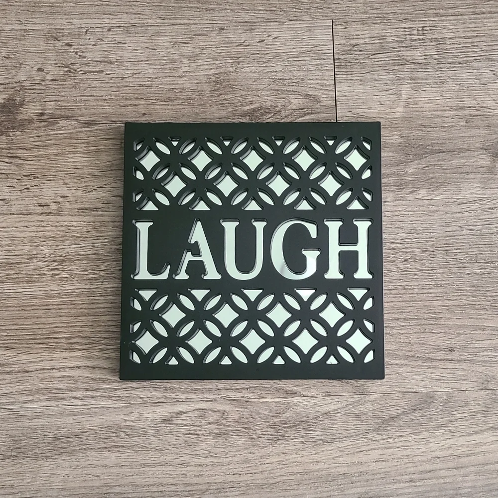 Laugh wall decor, home decor
